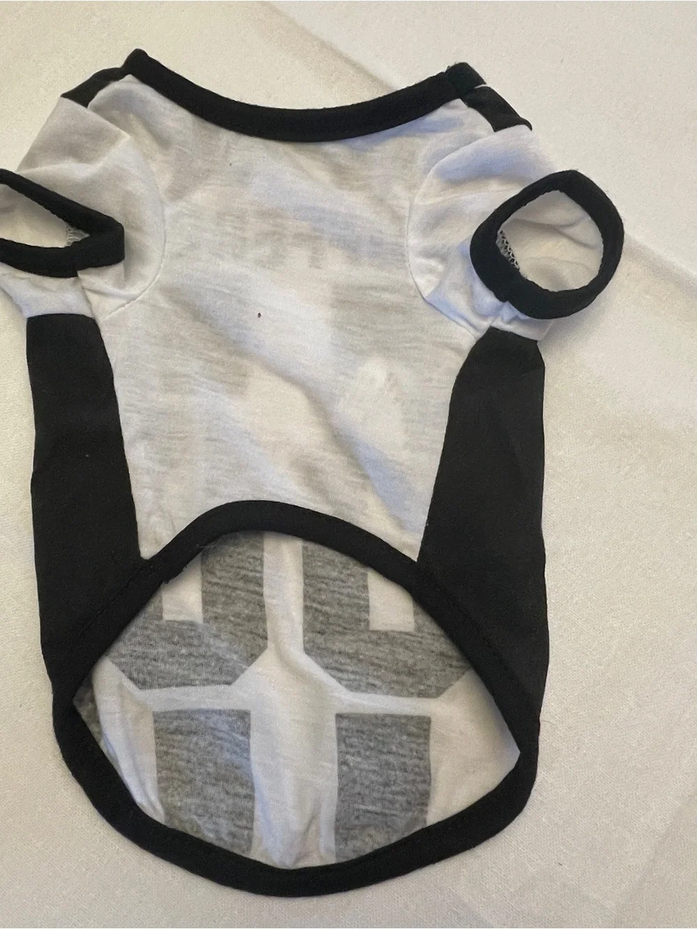 Rufferee Black & White Striped Dog Jersey S